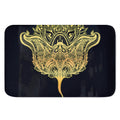 Golden Spiritual Stingray Print Indoor Door Mat