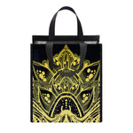 Golden Spiritual Stingray Print Insulated Lunch Tote