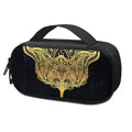 Golden Spiritual Stingray Print Portable Cooler Travel Case