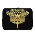 Golden Spiritual Stingray Print Laptop Sleeve