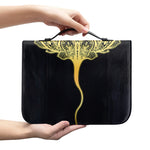 Golden Spiritual Stingray Print Leather Bible Cover
