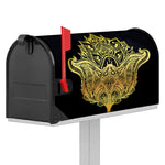 Golden Spiritual Stingray Print Mailbox Cover