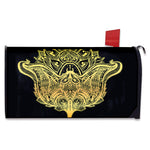 Golden Spiritual Stingray Print Mailbox Cover