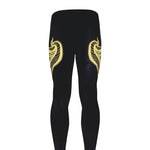 Golden Spiritual Stingray Print Men's leggings