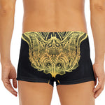 Golden Spiritual Stingray Print Men's Short Boxer Briefs