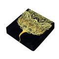 Golden Spiritual Stingray Print Outdoor Seat Cushion Cover