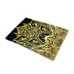 Golden Spiritual Stingray Print Pet Cooling Mat Cover