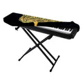 Golden Spiritual Stingray Print Piano Keyboard Cover