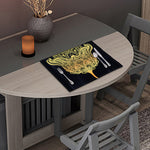 Golden Spiritual Stingray Print Placemat