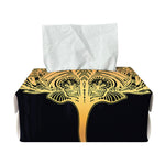 Golden Spiritual Stingray Print Rectangle Tissue Box Cover
