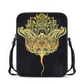 Golden Spiritual Stingray Print Rectangular Crossbody Bag