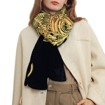 Golden Spiritual Stingray Print Scarf