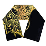 Golden Spiritual Stingray Print Scarf