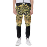 Golden Spiritual Stingray Print Scuba Joggers