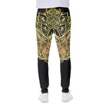 Golden Spiritual Stingray Print Scuba Joggers