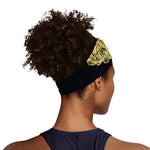 Golden Spiritual Stingray Print Sports Headband