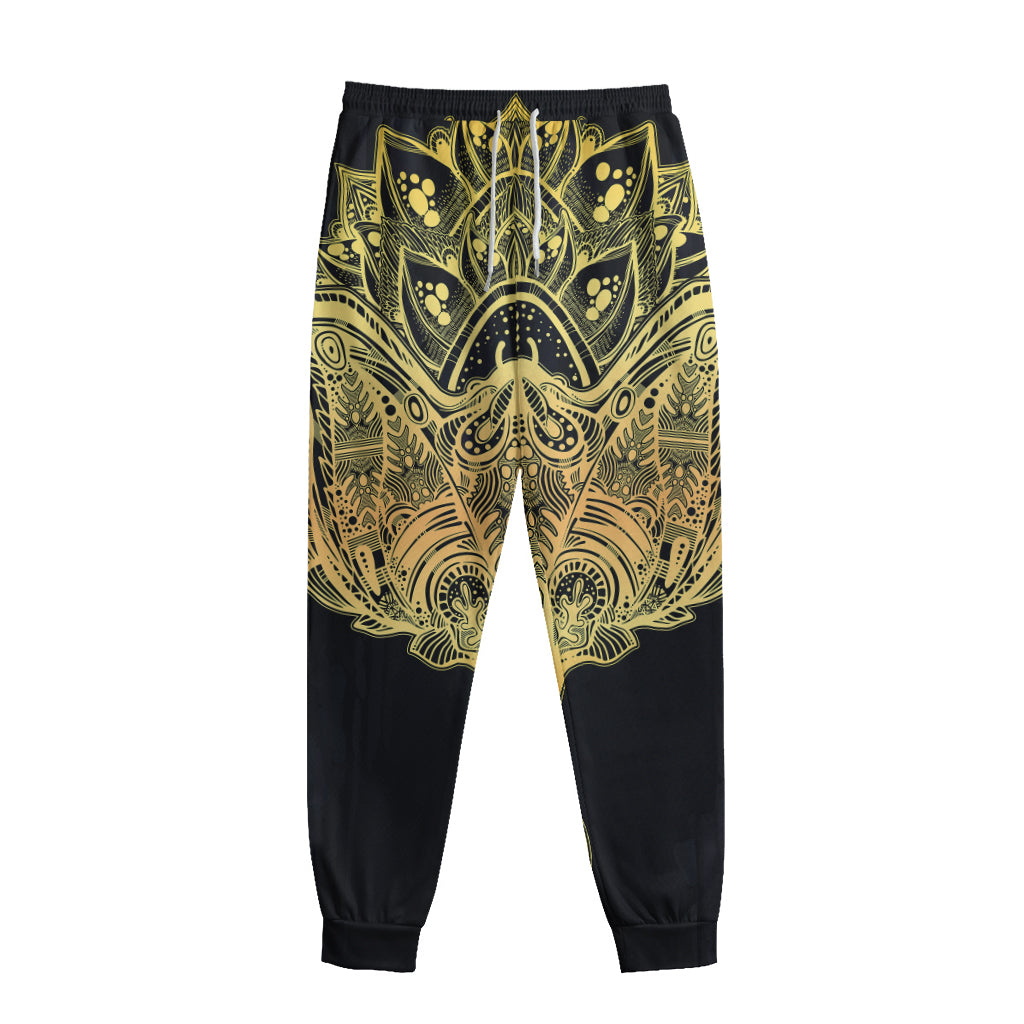 Golden Spiritual Stingray Print Sweatpants