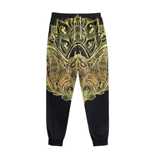 Golden Spiritual Stingray Print Sweatpants