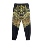 Golden Spiritual Stingray Print Sweatpants