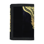 Golden Spiritual Stingray Print Trifold Wallet
