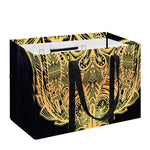 Golden Spiritual Stingray Print Utility Tote Bag