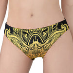 Golden Spiritual Stingray Print Women's Panties