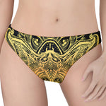 Golden Spiritual Stingray Print Women's Thong