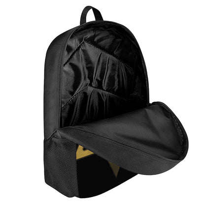 Golden Star of David Print 17 Inch Backpack