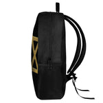 Golden Star of David Print 17 Inch Backpack