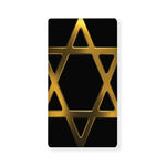 Golden Star of David Print Baby Crib Sheet