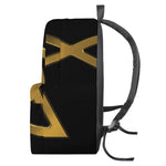 Golden Star of David Print Backpack
