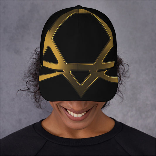 Golden Star of David Print Baseball Cap