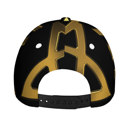 Golden Star of David Print Baseball Cap