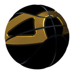 Golden Star of David Print Basketball