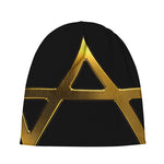 Golden Star of David Print Beanie