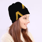 Golden Star of David Print Beanie