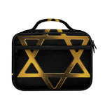 Golden Star of David Print Briefcase Bible Bag