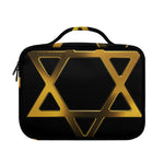 Golden Star of David Print Briefcase Bible Bag