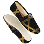 Golden Star of David Print Casual Shoes