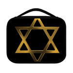 Golden Star of David Print Classic Bible Case