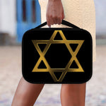 Golden Star of David Print Classic Bible Case