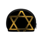 Golden Star of David Print Coin Purse