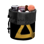 Golden Star of David Print Drawstring Makeup Bag