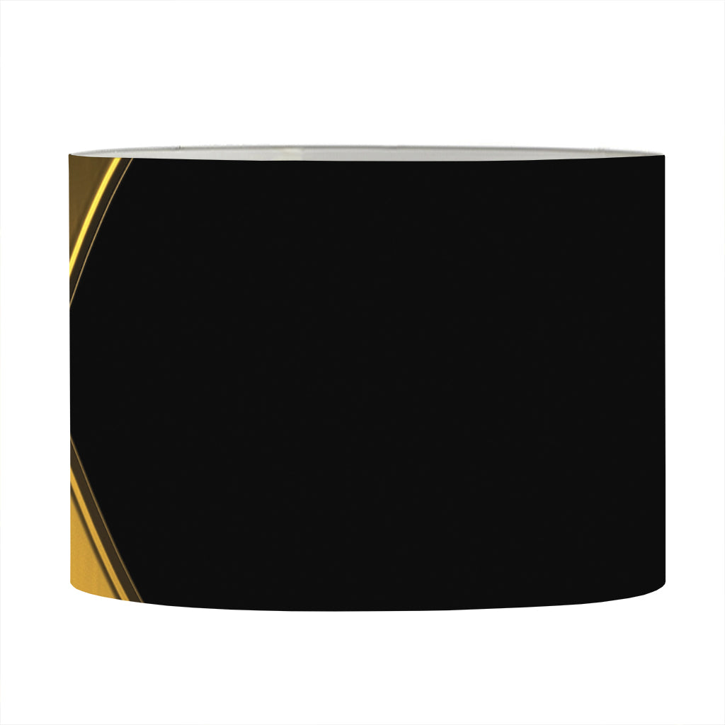 Golden Star of David Print Drum Lamp Shade