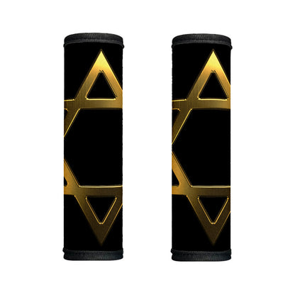 Golden Star of David Print Handle Covers