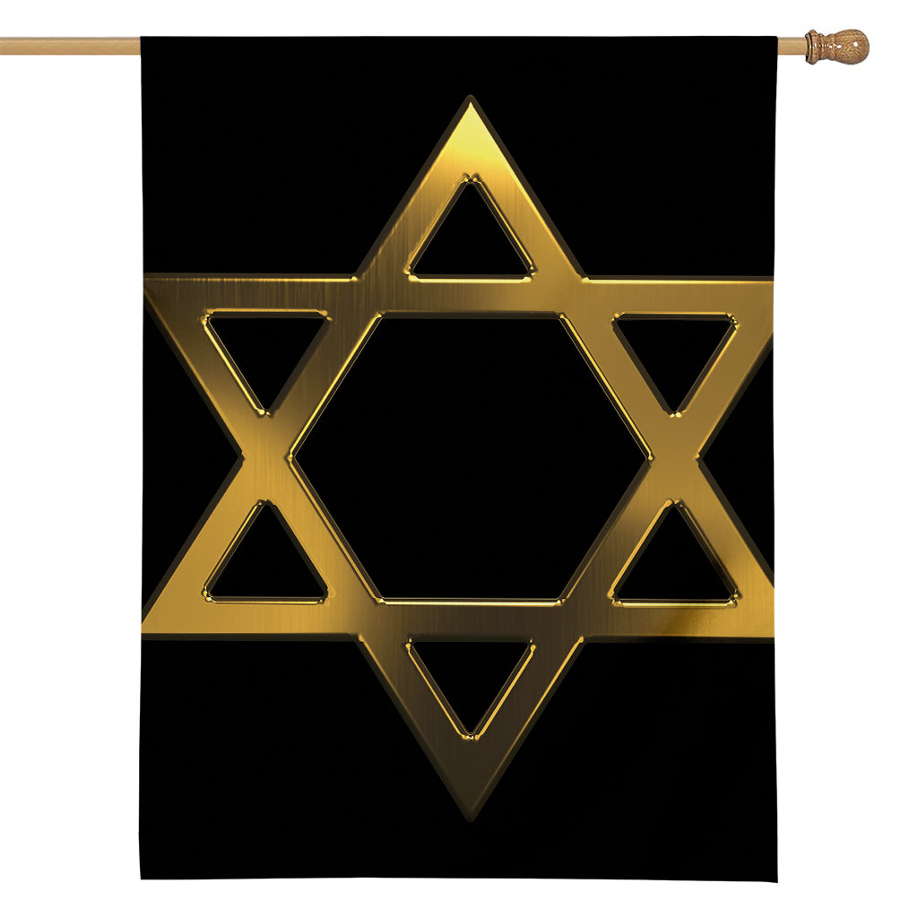 Golden Star of David Print House Flag