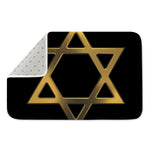 Golden Star of David Print Indoor Door Mat