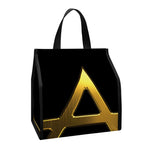 Golden Star of David Print Insulated Lunch Tote