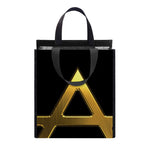 Golden Star of David Print Insulated Lunch Tote