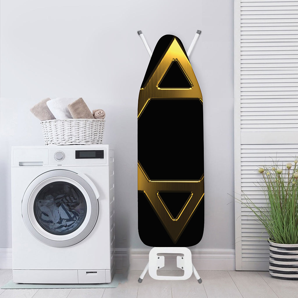 Golden Star of David Print Ironing Board Cover